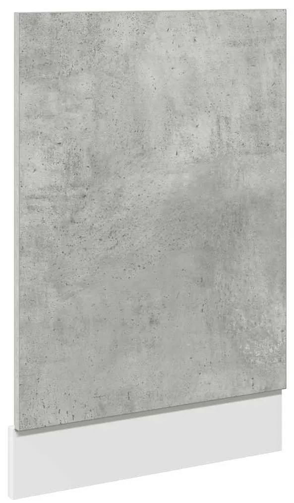 “Lyon” 7 részes betonszürke szerelt fa konyhaszekrény szett