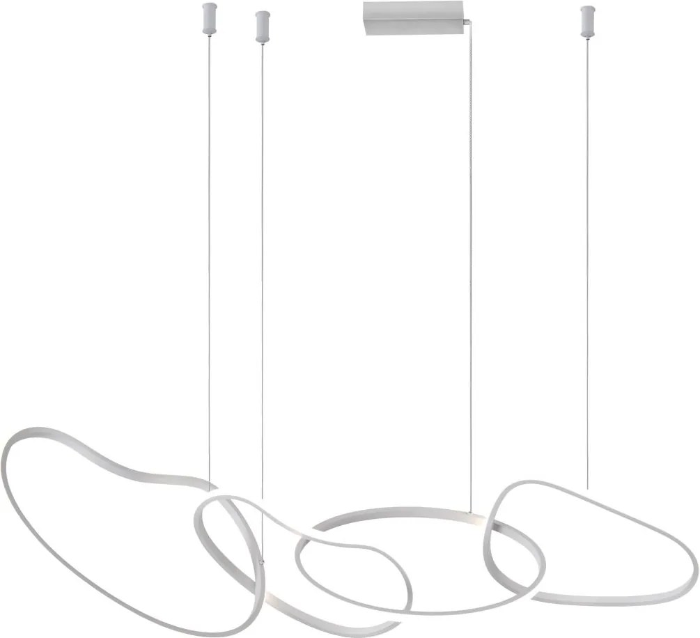 Italux modern függeszték fonte fehér itxpnd-22412-s4-wh