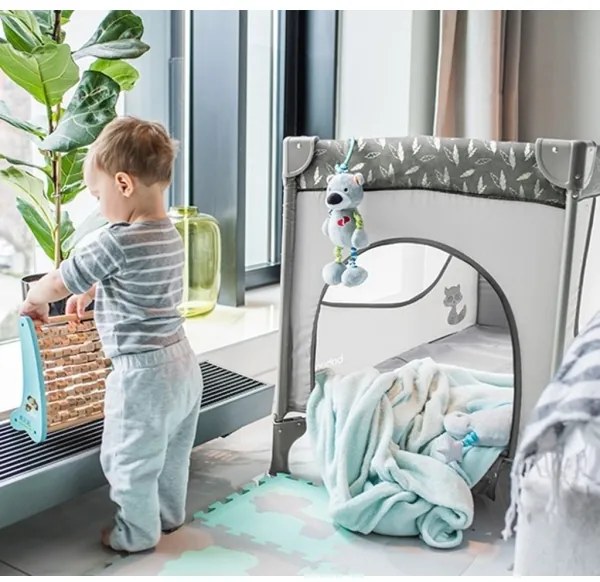 BabyOno - Utazó kiságy BASIC szürke