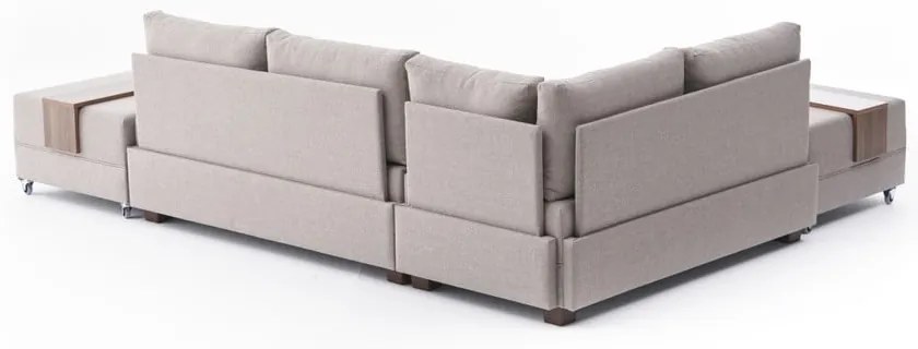 Bézs sarokkanapé (bal oldali) Fly – Balcab Home