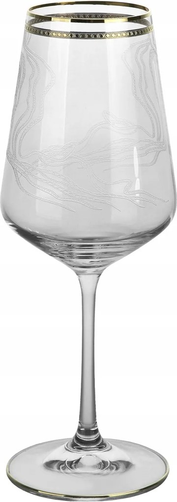 6 db-os 350 ml-es pohár/goblet szett Queen Eva vízhez