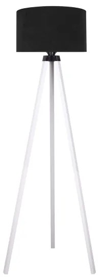 Brilagi - Állólámpa VELVET 1xE27/60W/230V fehér/fekete