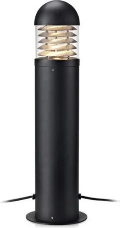 MARKSLÖJD 106933 GARDEN24 Modern Kültéri Állólámpa Fekete, Átlátszó LED IP44