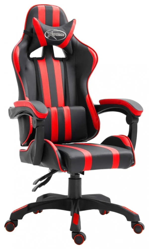 piros műbőr gamer szék