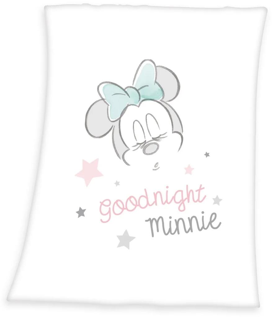 Goodnight Minnie takaró, 75 x 100 cm