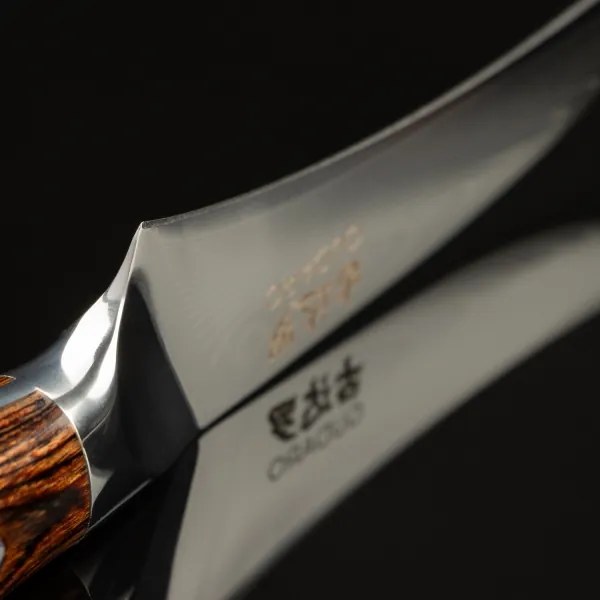 Gudaro -Damaszkuszi hámozókés FENG 3,5", 67 rétegű acélból, hossza 9,5cm