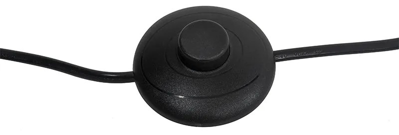 Ipari állólámpa fekete arannyal 160 cm - Magnax