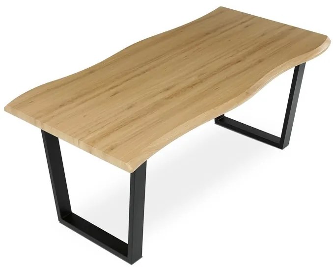 Étkezőasztal 180×90 cm, MDF, Vad Tölgy. HT-F4218 OAK