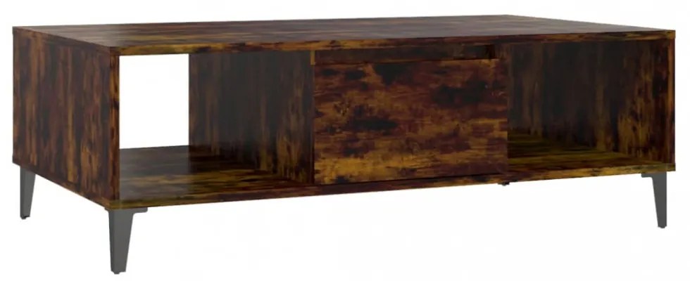 vidaXL sonoma tölgy színű szerelt fa dohányzóasztal 103,5 x 60 x 35 cm