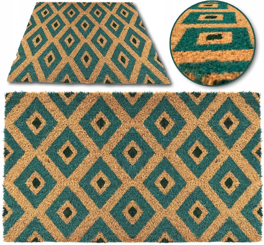 Lábtörlő Kültéri Szőnyeg Kókusz Cipőajtóhoz 35x60cm