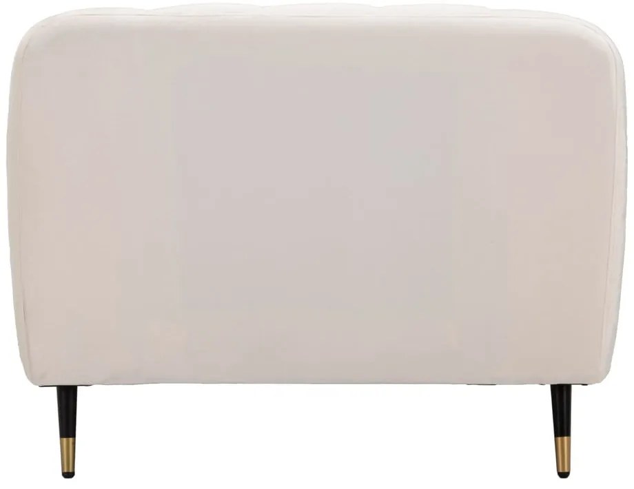 Krémszínű fotel Praga – Mauro Ferretti