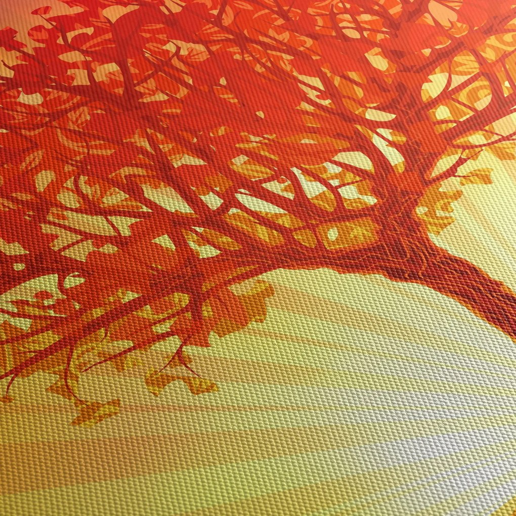 Kép - Fa a nap ragyogásában (120x50 cm)