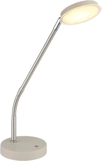 Globo 58504TSA - SILVIO érintésvezérlésű, dimmelhető asztali LED-lámpa LED/6,5W/230V bézs