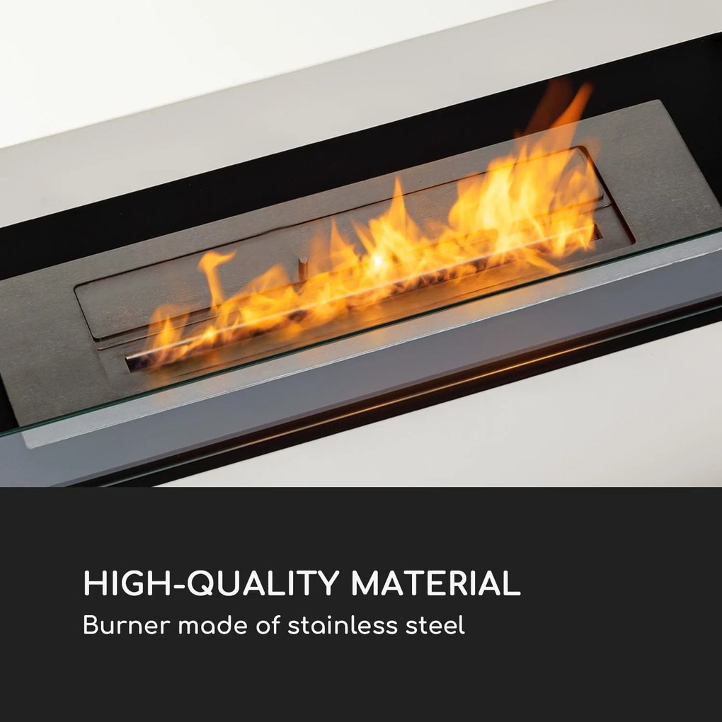 Blumfeldt Fiamme Scoppi, etanol kandalló, rozsdamentes acél égő, 3 l, 5-6 h égési idő