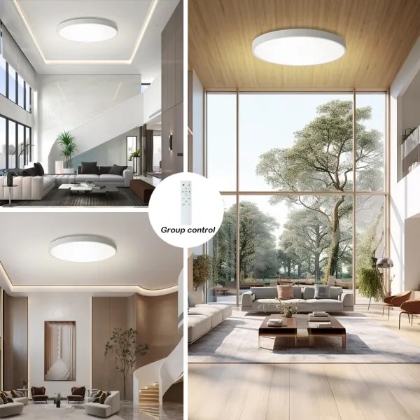 Brilagi - POOL SMART LED dimmelhető lámpa 128W/230V átmérő 100 cm Wi‑Fi Tuya fehér + távirányító