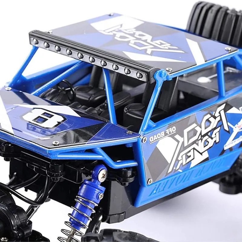 Procart Rock Rover 4WD távirányítós autó, szárazon, vízen és hóban, 1:12 méretarány, 4 kerék meghajtásos, kék színű