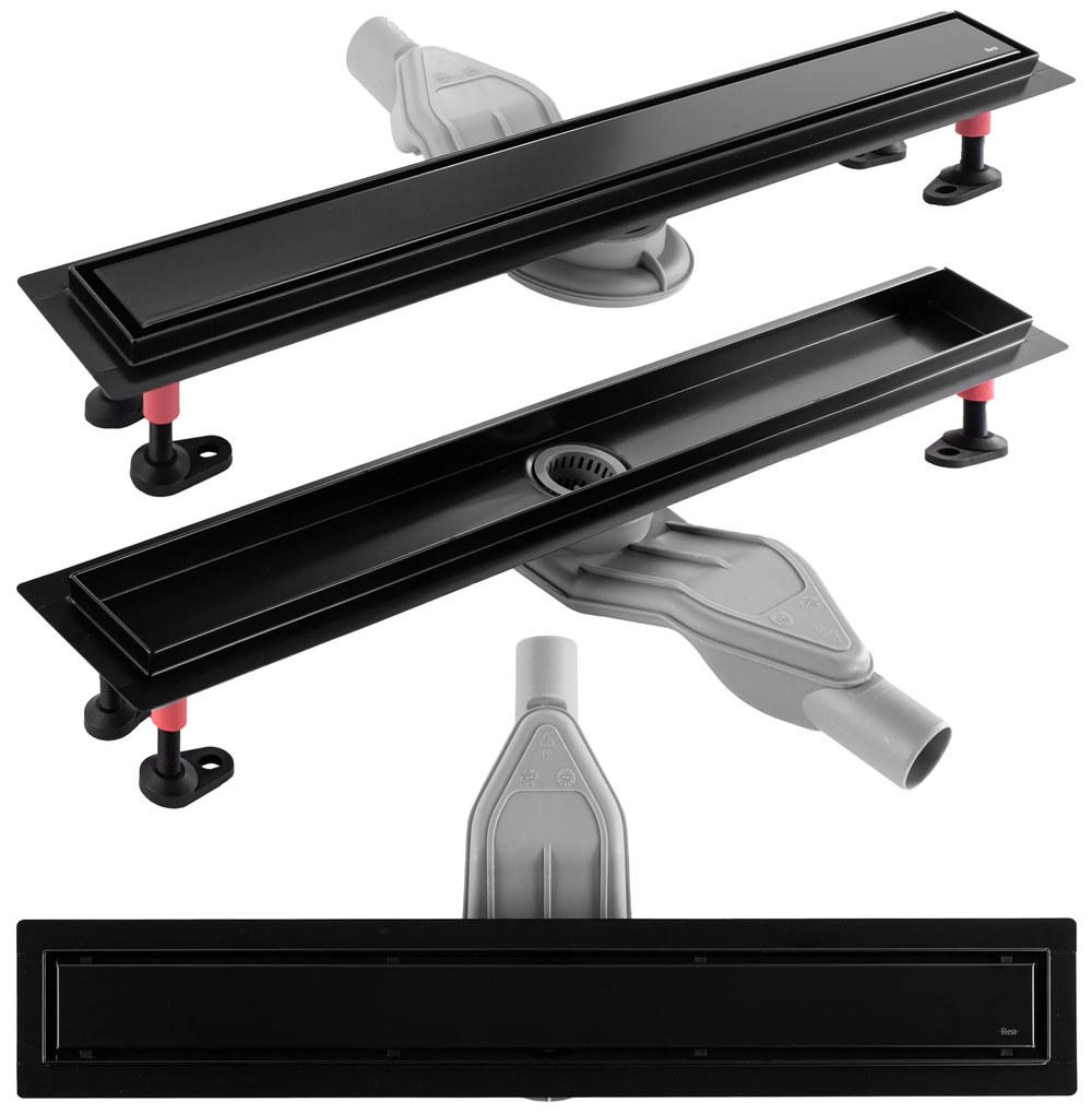 Zuhanylefolyó REA Neox Superflow Black  70