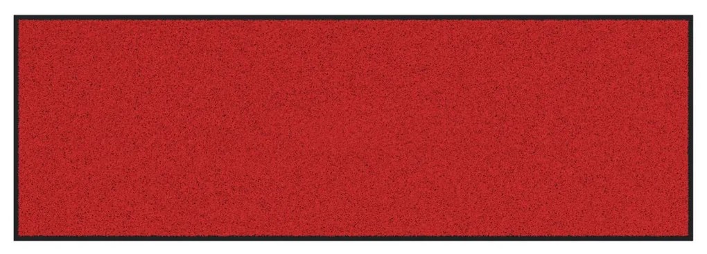 Ajtószőnyeg Piros és Fekete 60 x 180 cm Polipropilén és vinil