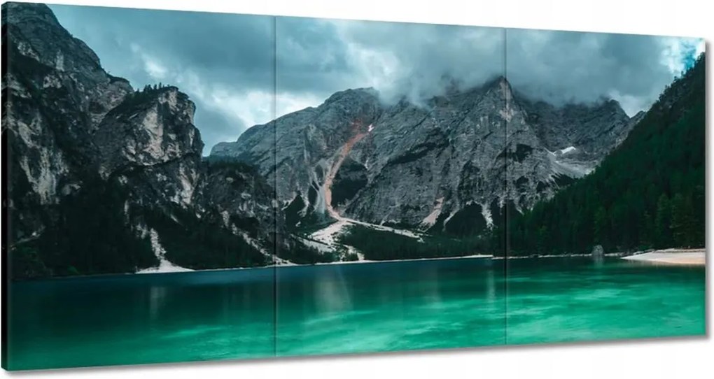 Vászonkép 120x60 Hegyi tó Tájkép