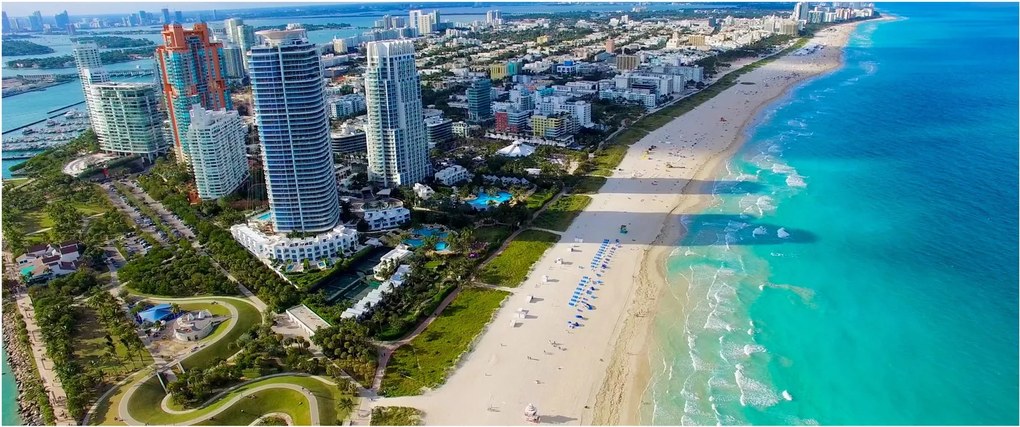 Kép - Miami, Florida (120x50 cm)