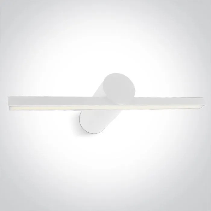 One Light Slim Mirror Lights 38108N/W/W Fali lámpa 1x8W/LED 3000K 700lm IP44