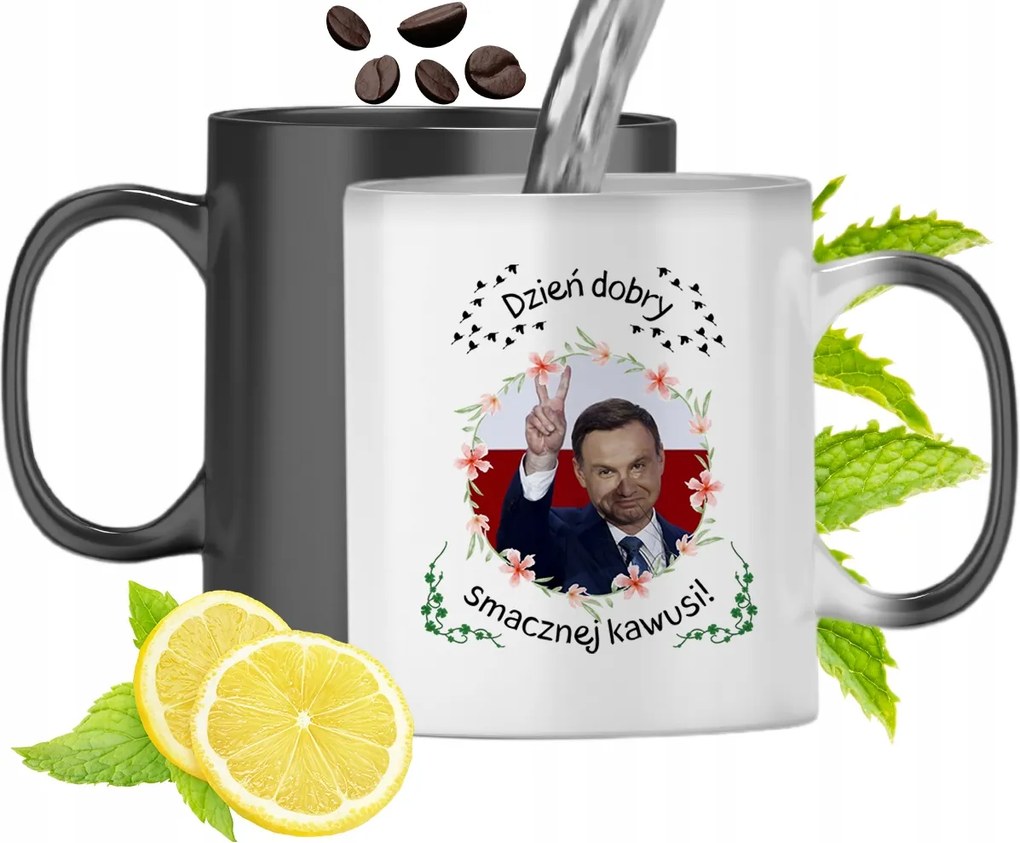 Duda András Színváltó Mágikus Bögre fényképes nyomtatással