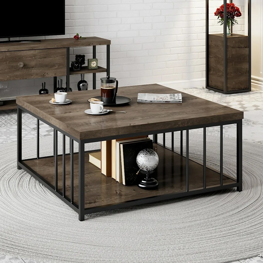 Zenn Walnut and Black konferenciaasztal