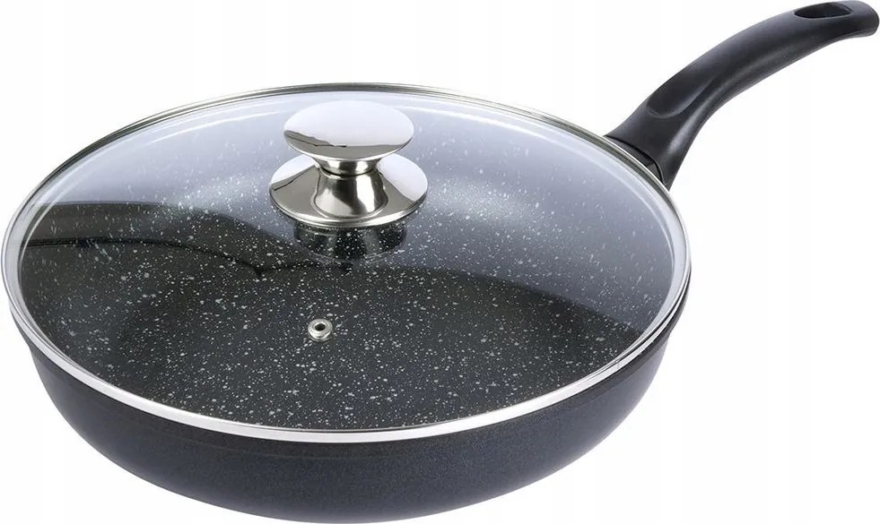 Gránit serpenyő pároláshoz Orion Grande 28 cm indukciós gáz főzőlap