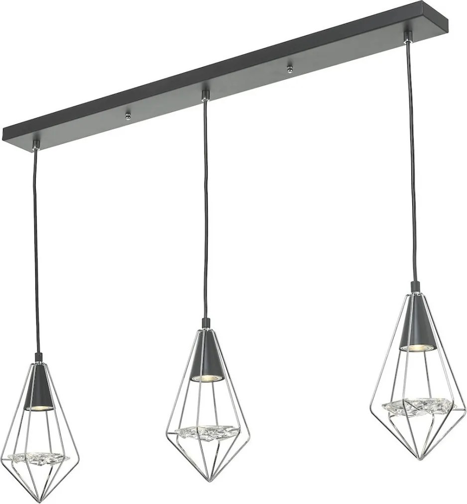 Dar Lighting GIANNI GIA0350 Függőlámpa 3x50W/GU10/LED