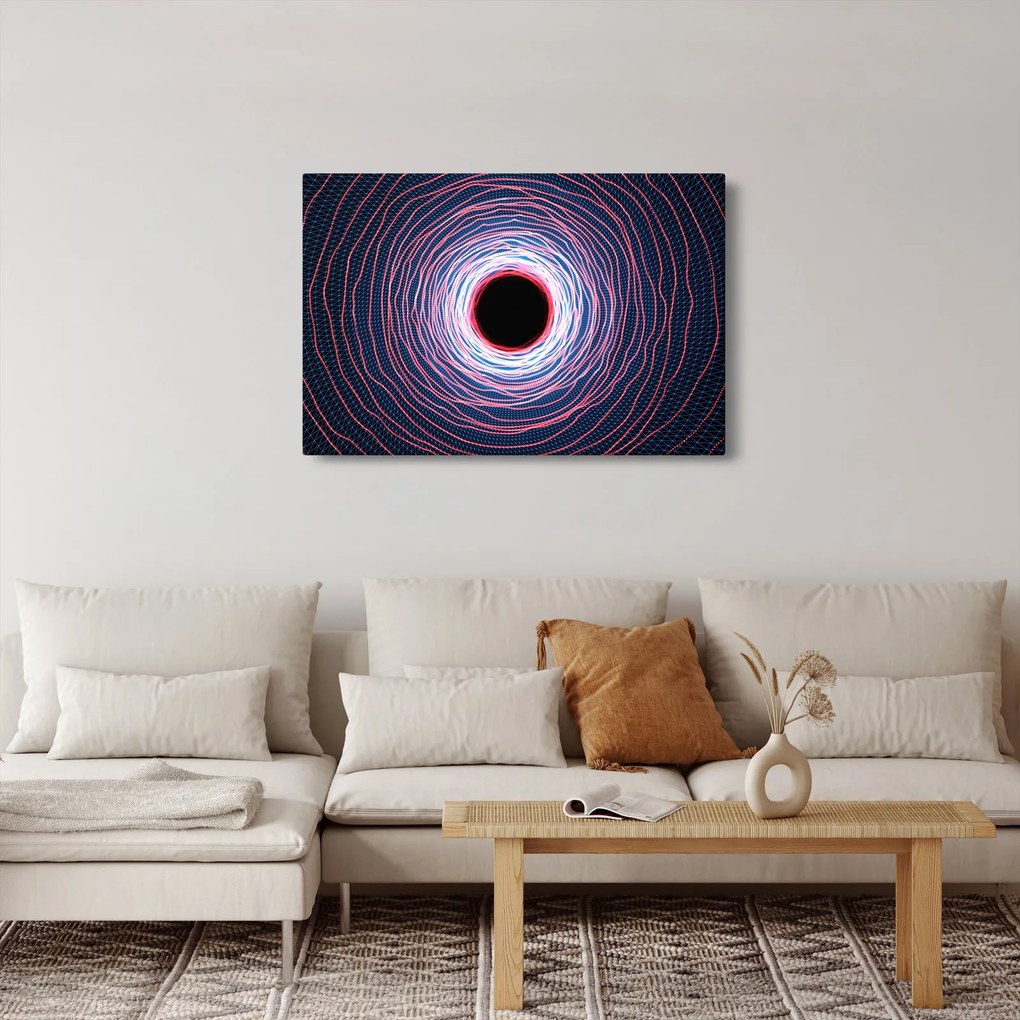 A kör absztrakció képe (90x60 cm)
