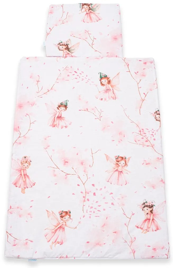 Kétoldalas együttes Velvet és pamut New Baby babakocsiba Tündér