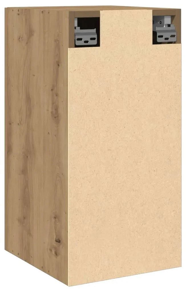 kézműves tölgy színű szerelt fa TV-szekrény 30,5 x 30 x 60 cm