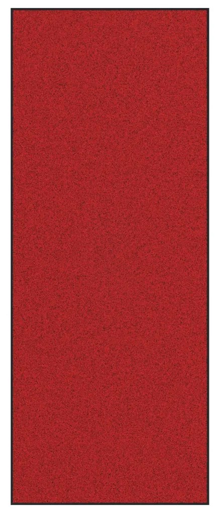 Mosható lábtörlő - Piros - 120x300 cm