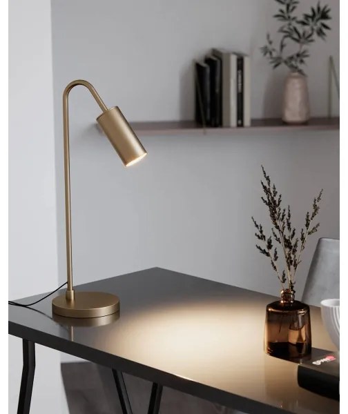 ByRydens 4002580-6503 - CURVE asztali lámpa 1xGU10/7W/230V aranyszínű