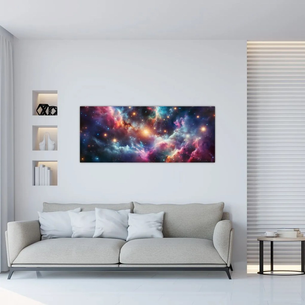 Kép - Sötét univerzum (120x50 cm)
