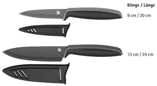 WMF TOUCH 2 részes késkészlet, fekete