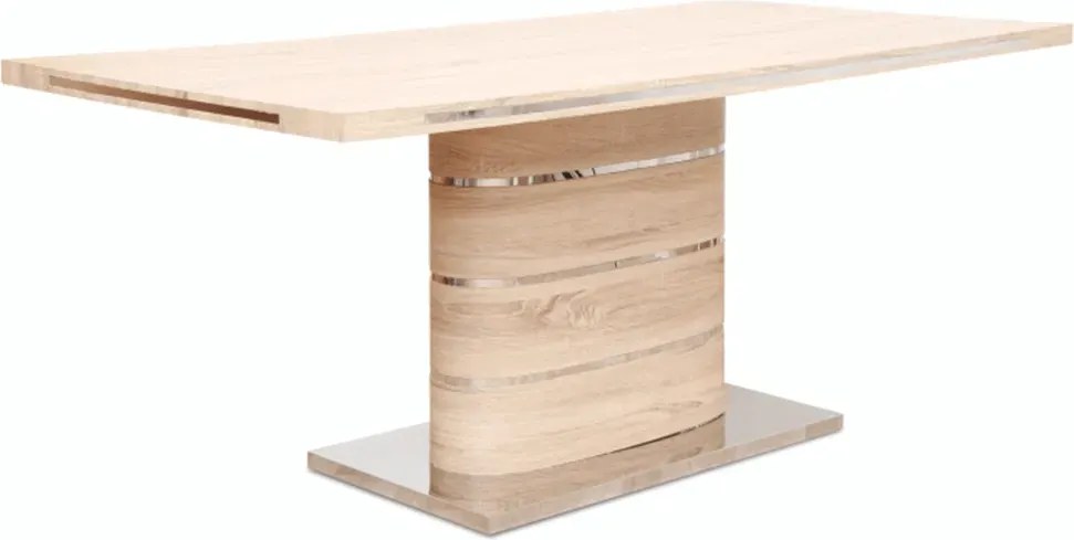 Étkezőasztal, MDF, tölgy sonoma, 180x90 cm, AMAR