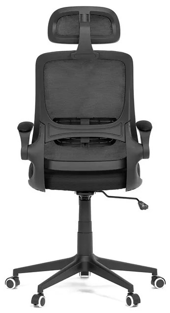 Fekete Hálós Irodai Szék, Hinta Mechanikával. KA-Q842 BK