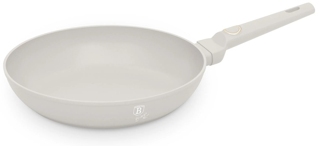 Berlinger Haus indukciós tapadásmentes serpenyő 30 cm matt krém Sahara Collection