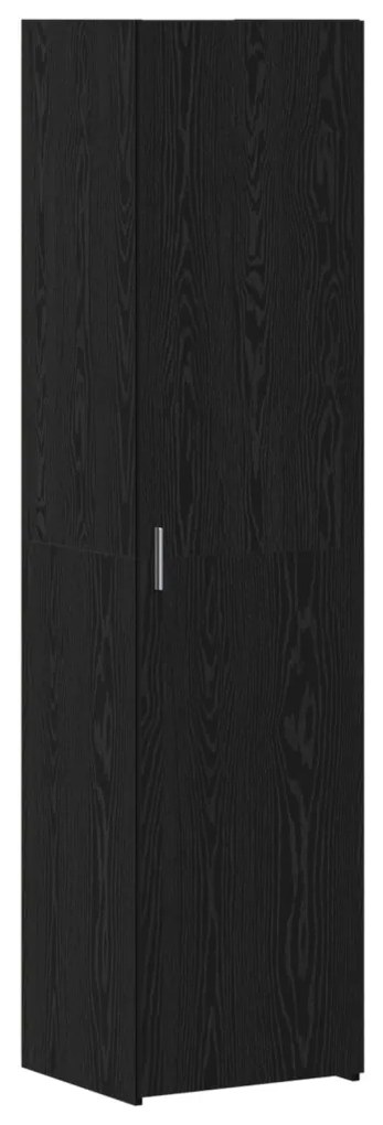 Fekete Tölgy Magas Szekrény 45x42.5x185 cm Szerelt fa