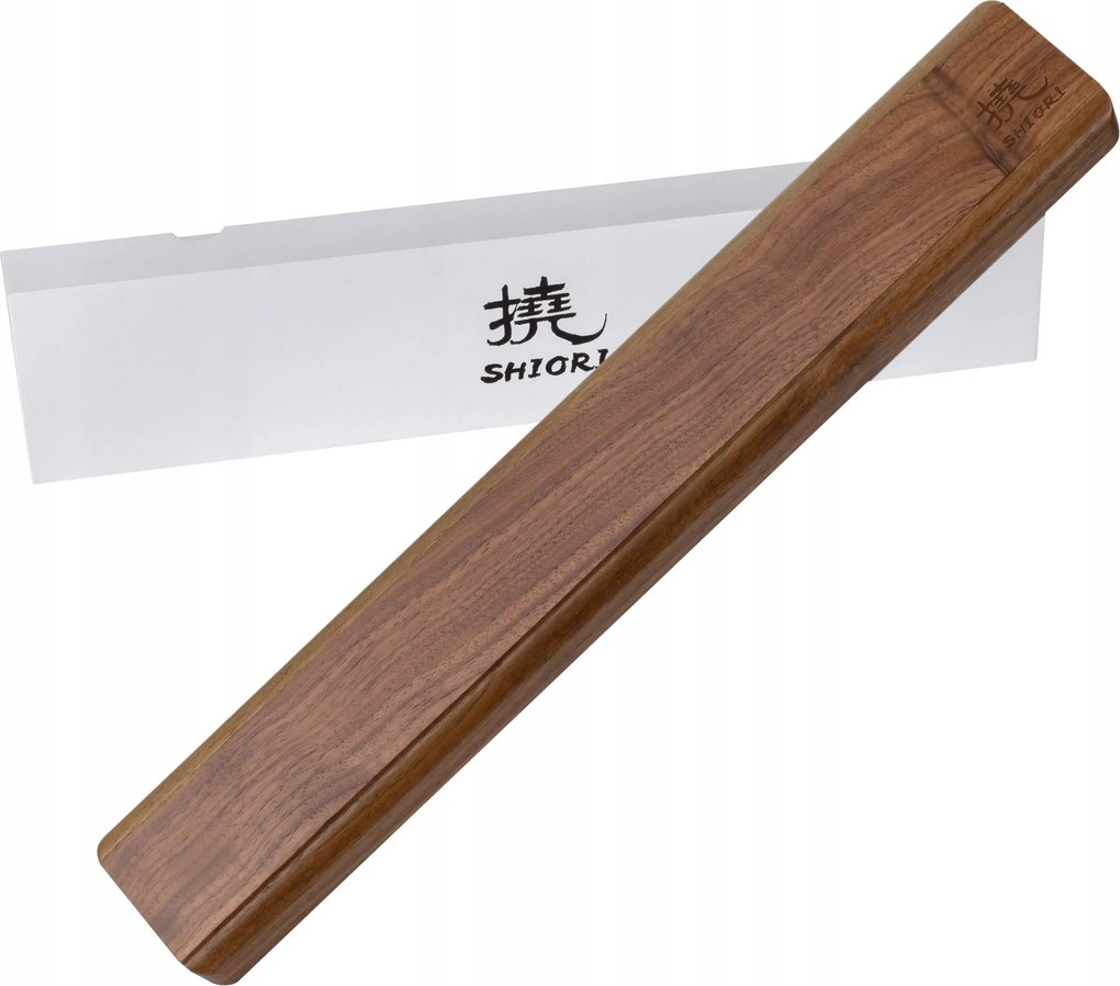 Shiori mágneses késtartó 40 cm diófából 7 kés számára