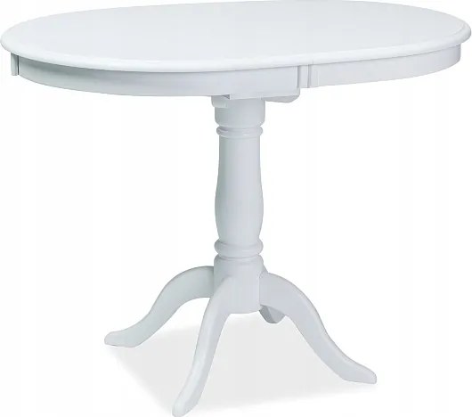 Dello összecsukható asztal fehér 100(129)x70cm étkező