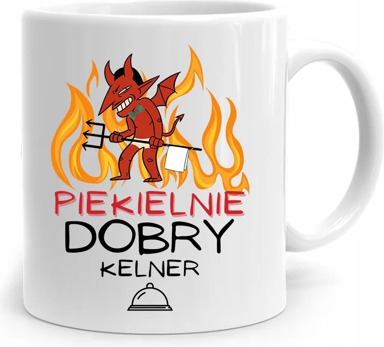 Pincérnek Pokolian Jó Ajándék Bögre fényképes nyomtatással