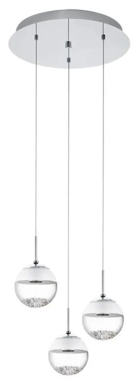 EGLO 93709 - MONTEFIO 1 LED-es csillár 3xLED/5W