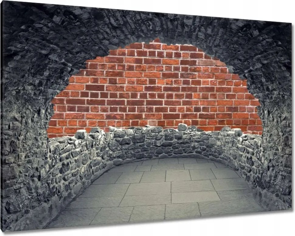 Vászonkép 90x60 Téglafal Tégla