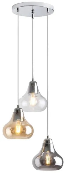 Rabalux 7977 - Csillár zsinóron JEZABEL 3xE27/60W/230V