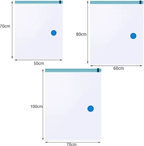 Vákuumzsák készlet - Ruhhy - 15 db