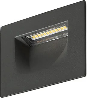 RENDL PER süllyesztett lámpa antracitszürke 230V LED 3W IP54 3000K