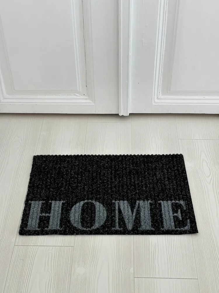 Home&#039; fekete szennyfogó szőnyeg 40x70 cm