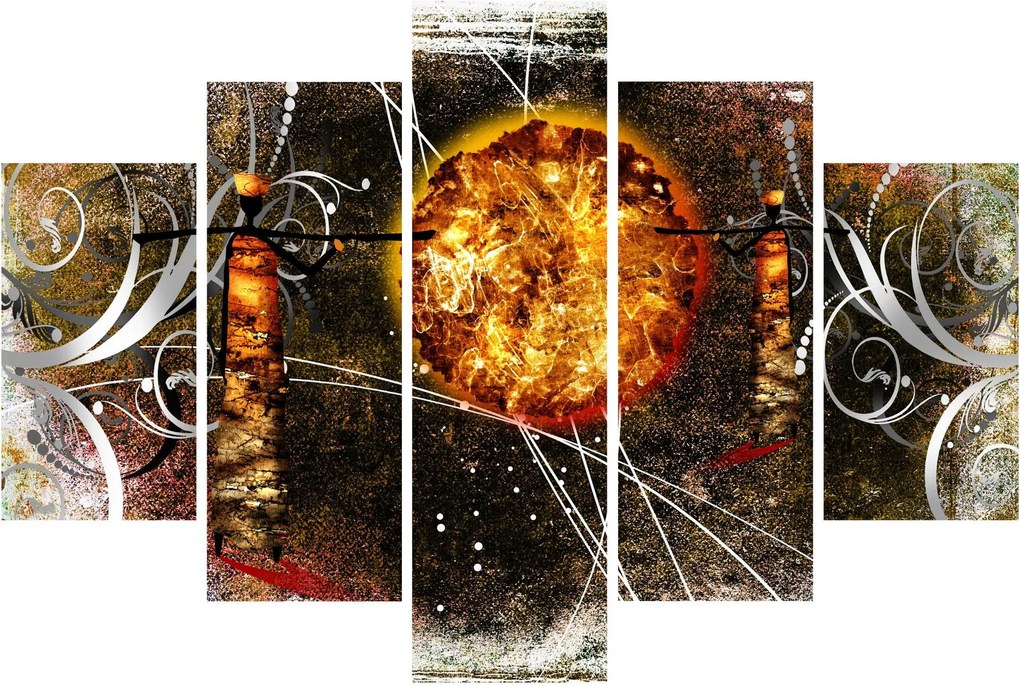Egy őskori festmény képe (150x105 cm)